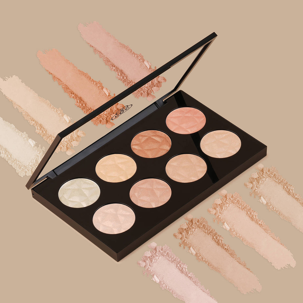 Glowing Goddess Highlighter Palette - Intense Glow, Silky Smooth Micro Pearls, Blends Seamlessly | F14 - view 2