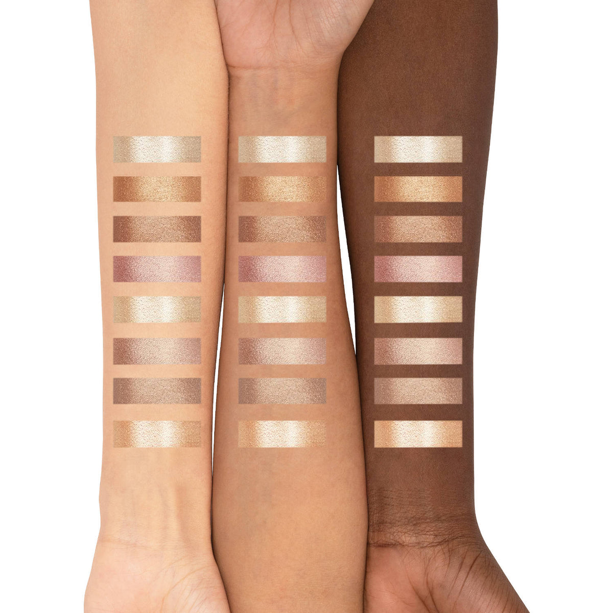 Glowing Goddess Highlighter Palette - Intense Glow, Silky Smooth Micro Pearls, Blends Seamlessly | F14 - view 3