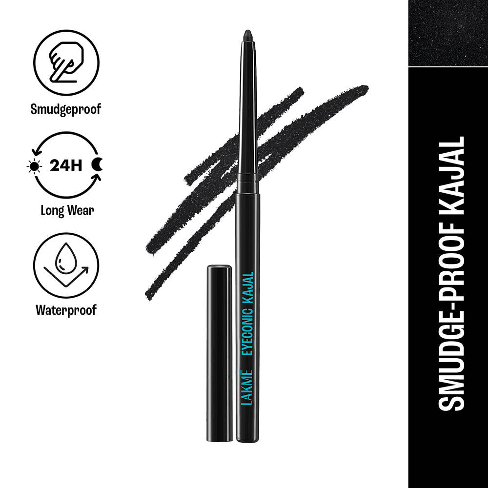 9 to 5 Eyeconic Kajal, Waterproof, Smudgeproof, lasts 24 Hrs, Sparkling Black | E20 - view 16