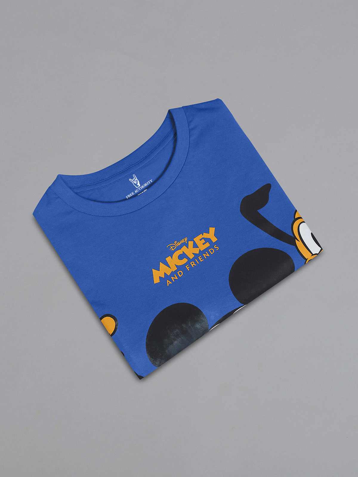 Mickey and Friends Printed Regular Fit T-Shirt - Blue | TS56 - view 2