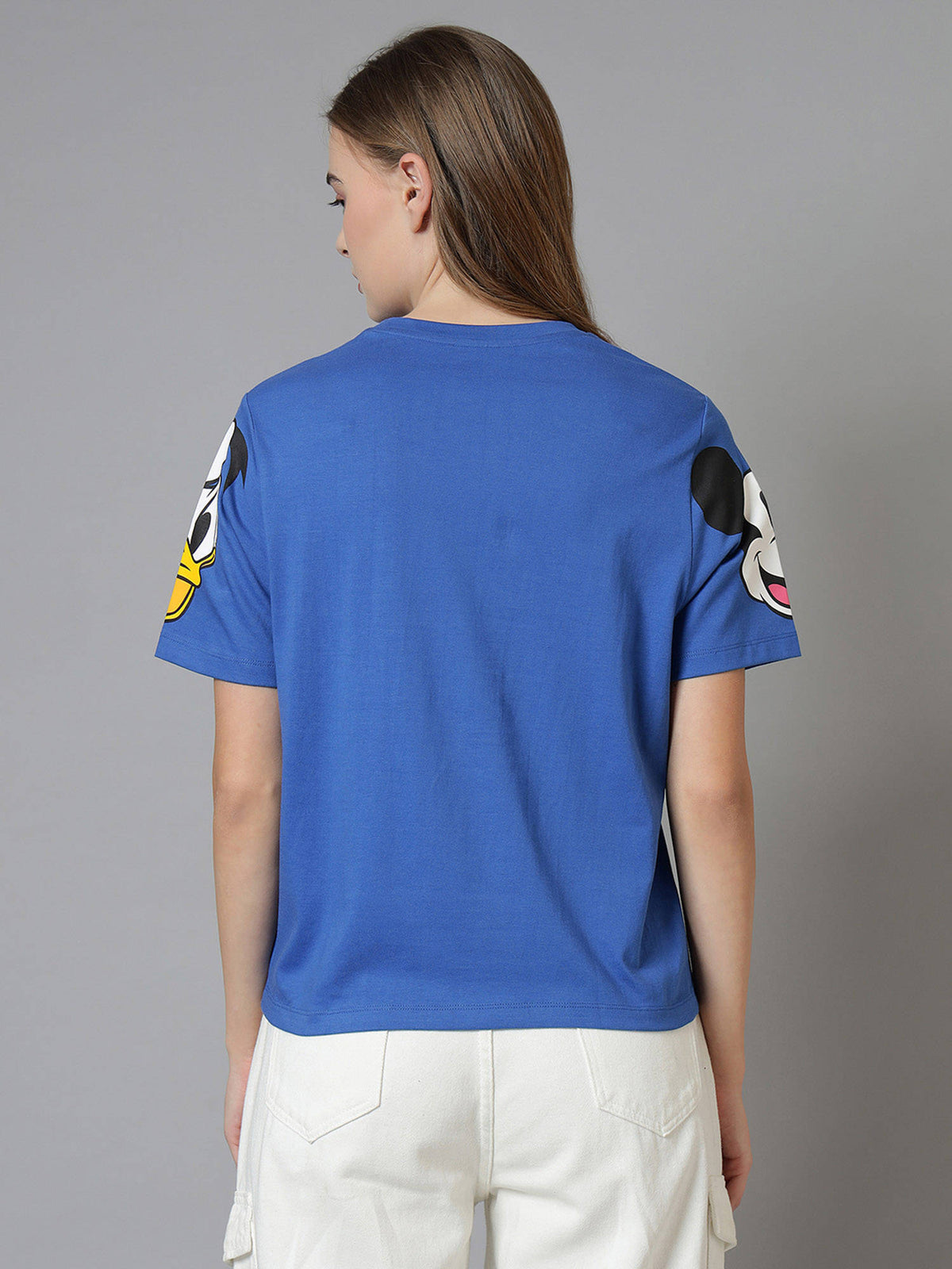 Mickey and Friends Printed Regular Fit T-Shirt - Blue | TS56 - view 4