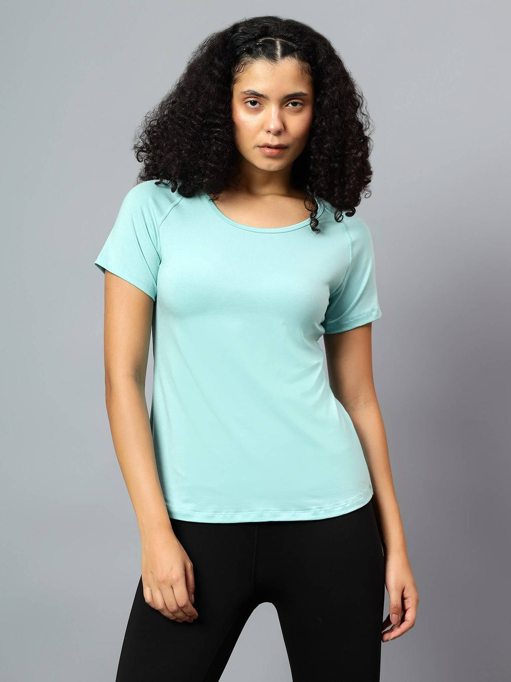 Womens Grey Ecofriendly Super Soft Active T-Shirt | TT89 - view 12