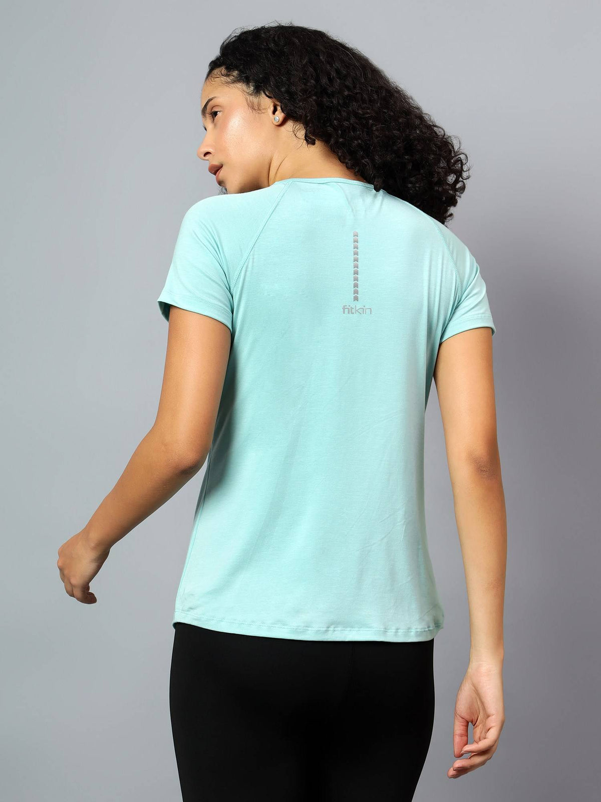 Womens Grey Ecofriendly Super Soft Active T-Shirt | TT89 - view 13
