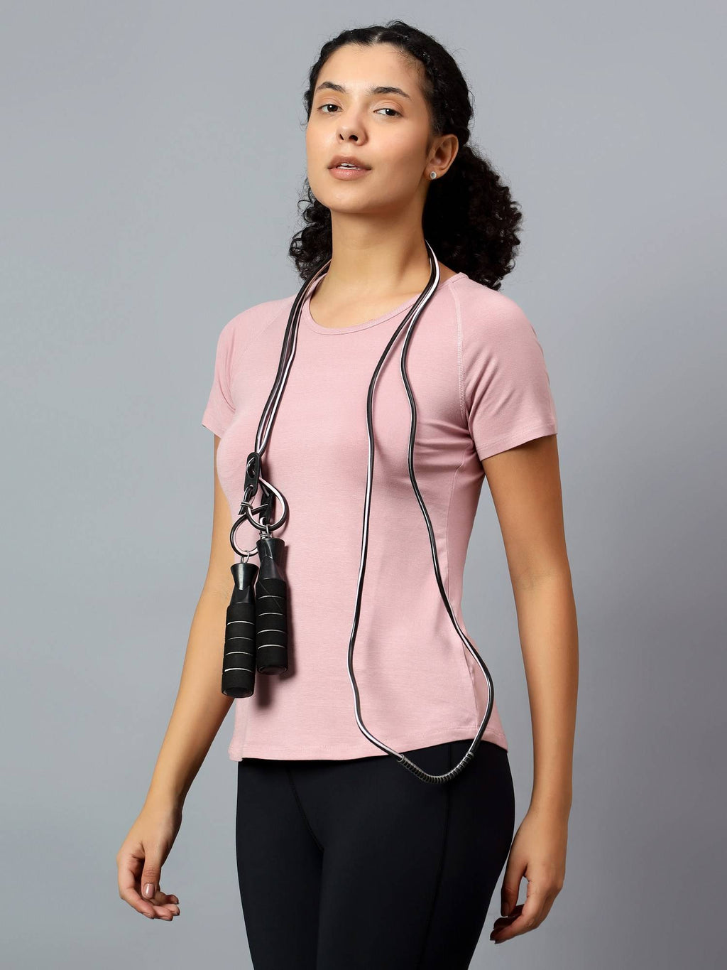 Womens Grey Ecofriendly Super Soft Active T-Shirt | TT89 - view 24