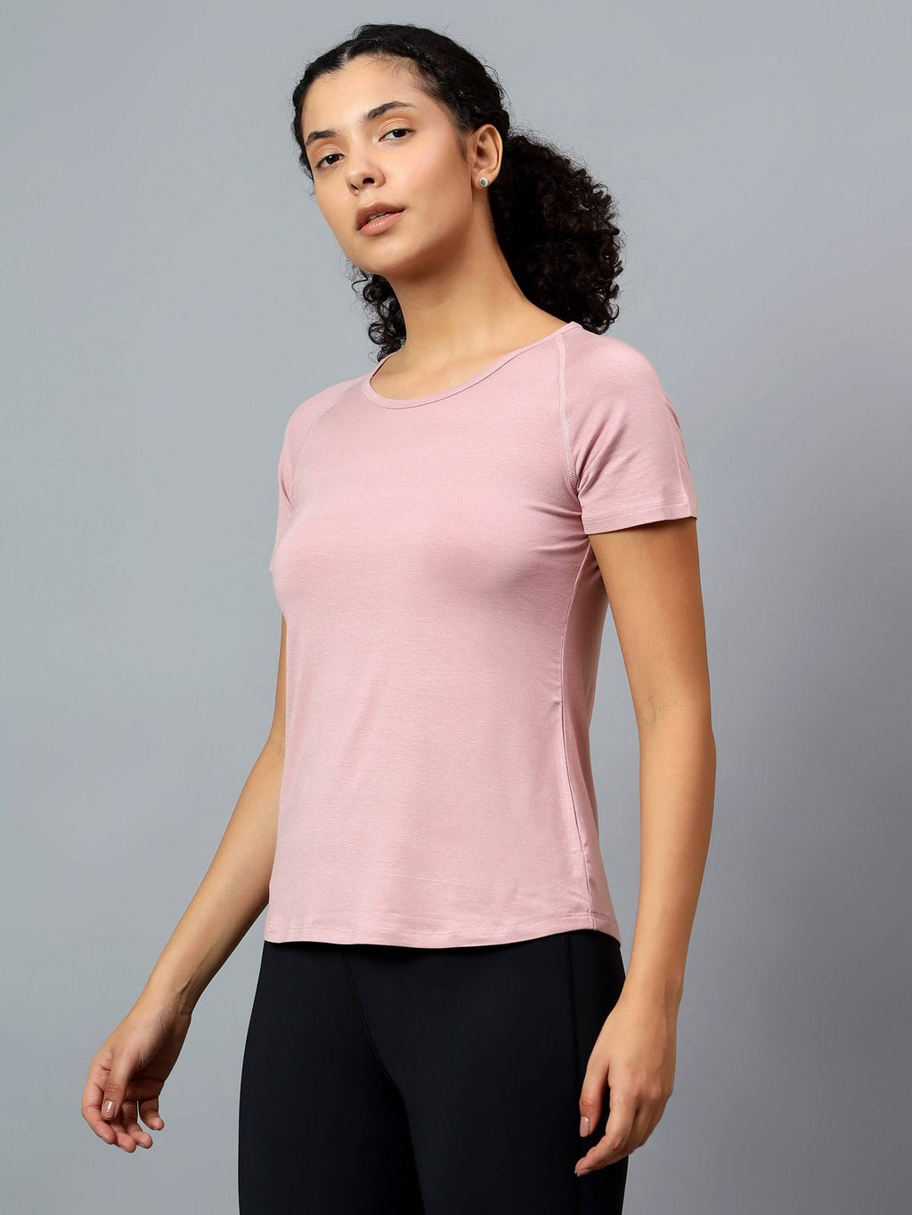Womens Grey Ecofriendly Super Soft Active T-Shirt | TT89 - view 26