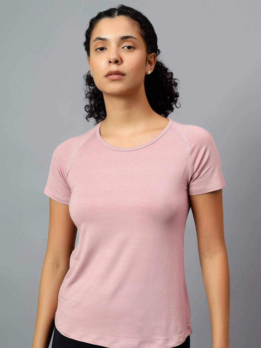 Womens Grey Ecofriendly Super Soft Active T-Shirt | TT89 - view 27