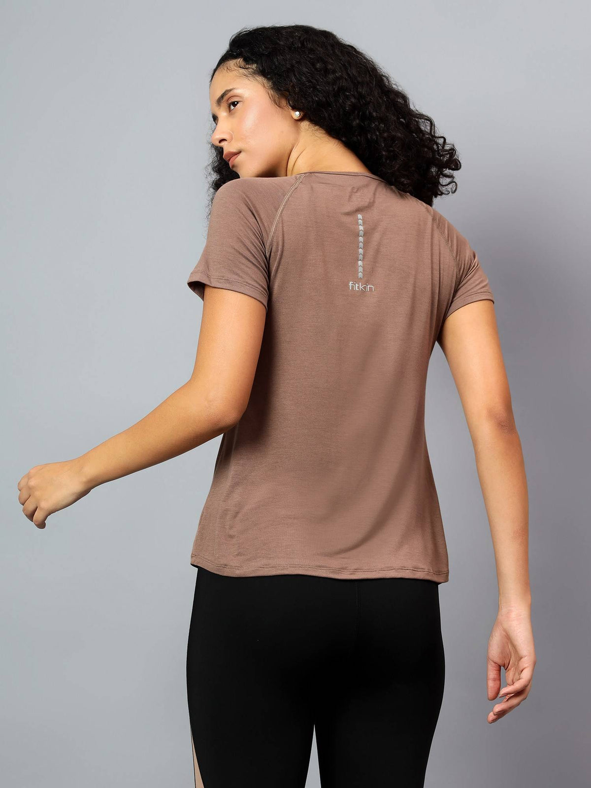Womens Grey Ecofriendly Super Soft Active T-Shirt | TT89 - view 31
