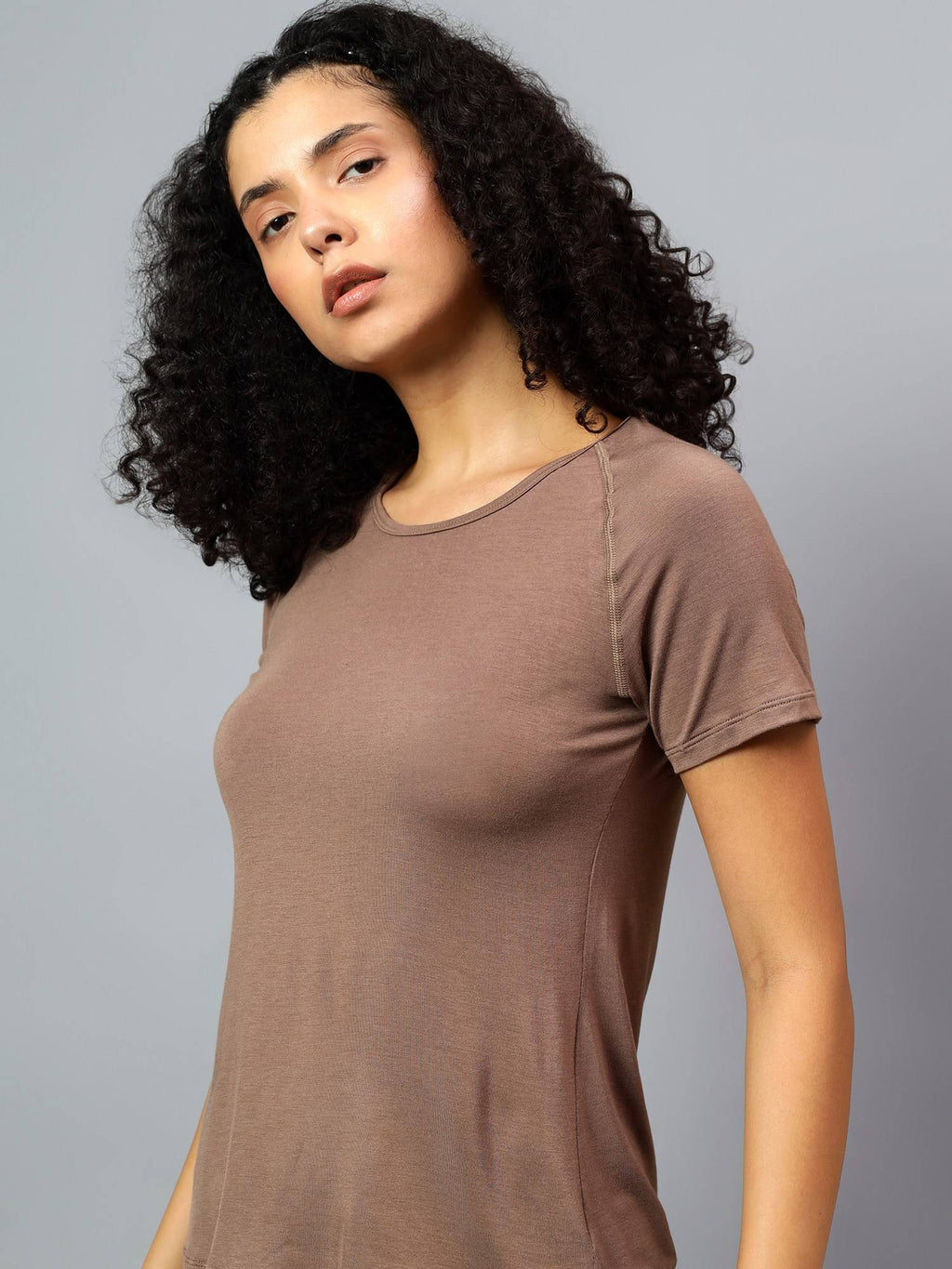 Womens Grey Ecofriendly Super Soft Active T-Shirt | TT89 - view 35