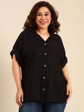 Viscose Drop Shoulder Shirt | S67 - view 1