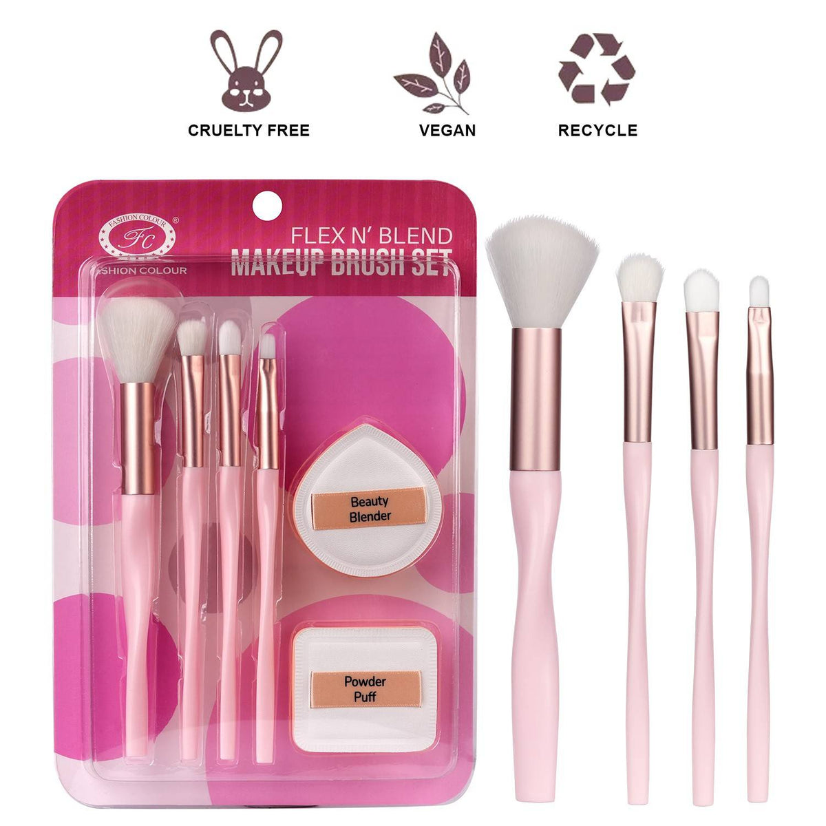 Flex N Blend Makeup Brush Set | T32 - view 2