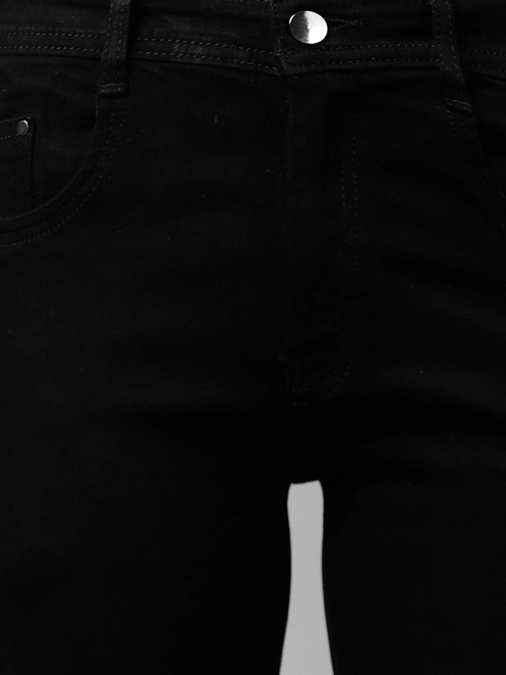 Black Bootcut Mid-Rise Clean Look Jeans | BT10 - view 5