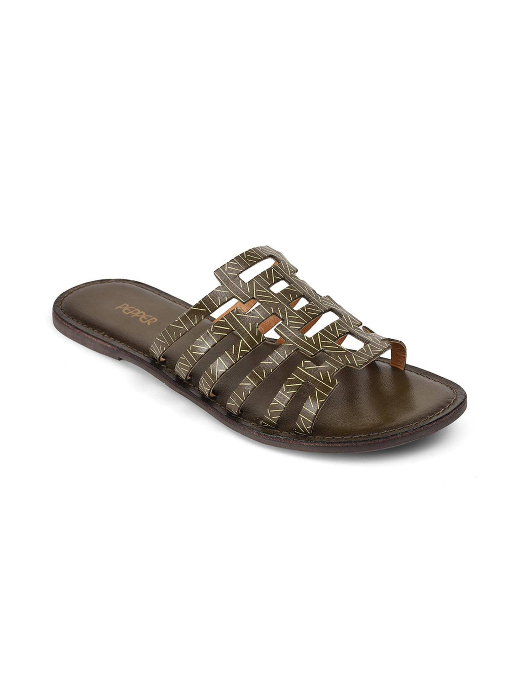 Tan Classic Flats | F61 - view 5