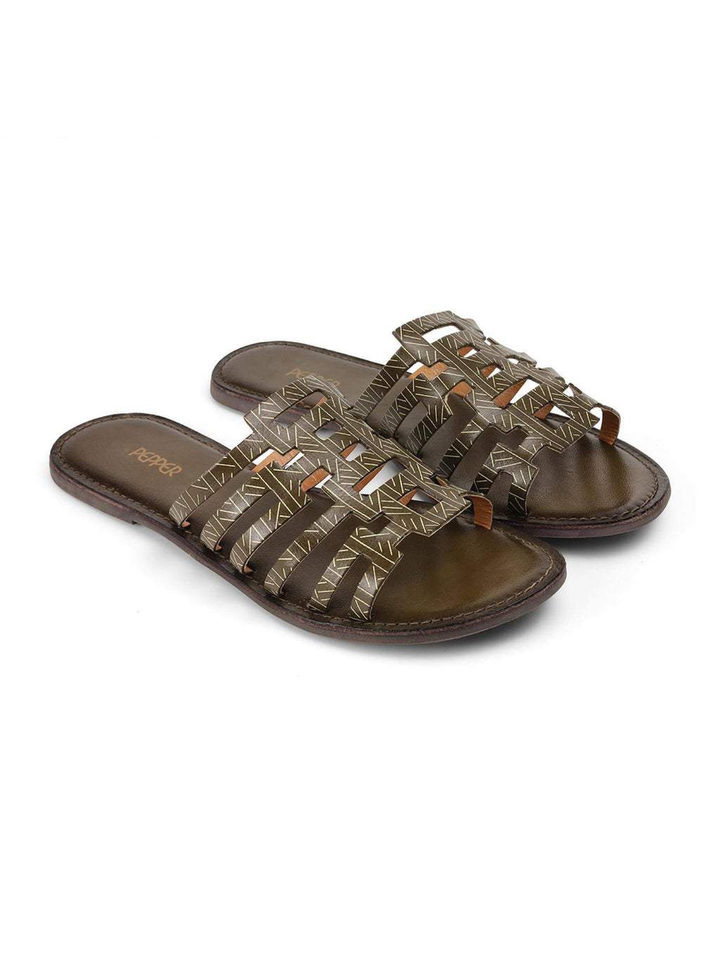 Tan Classic Flats | F61 - view 8