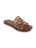 Tan Classic Flats | F61 - view 1