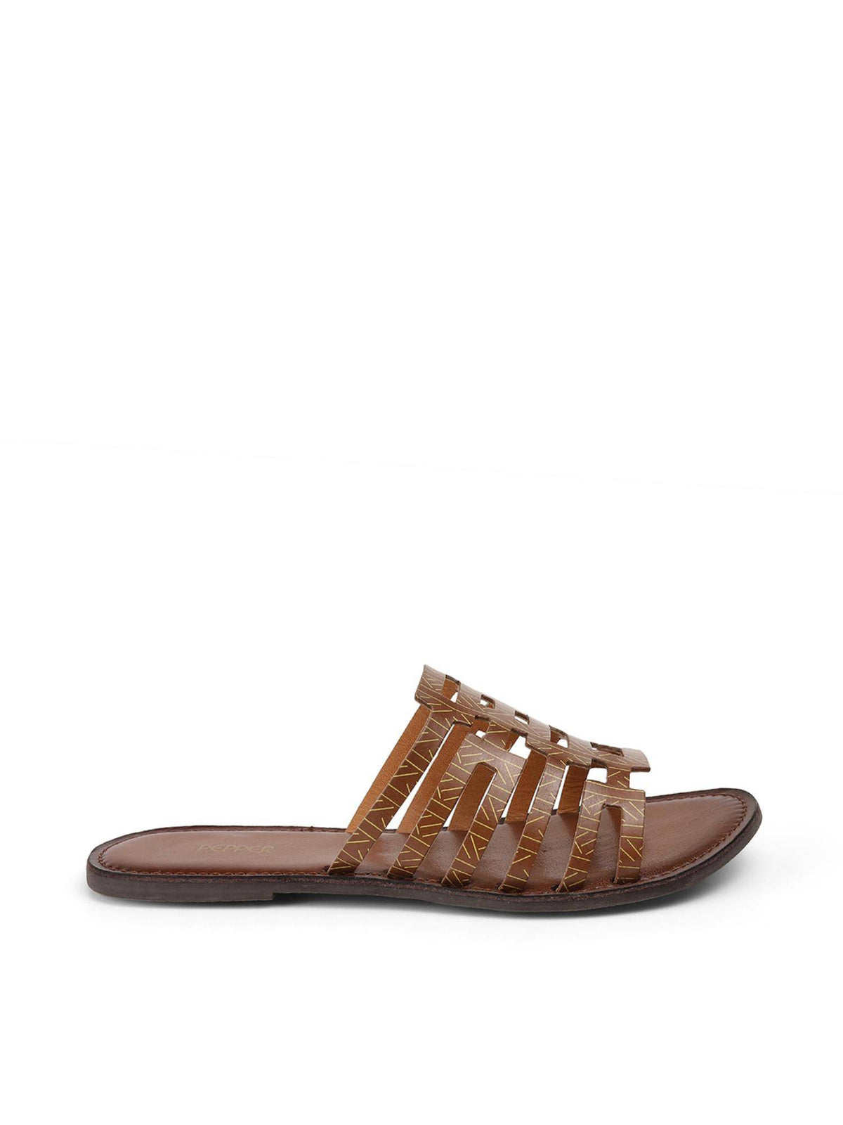 Tan Classic Flats | F61 - view 2