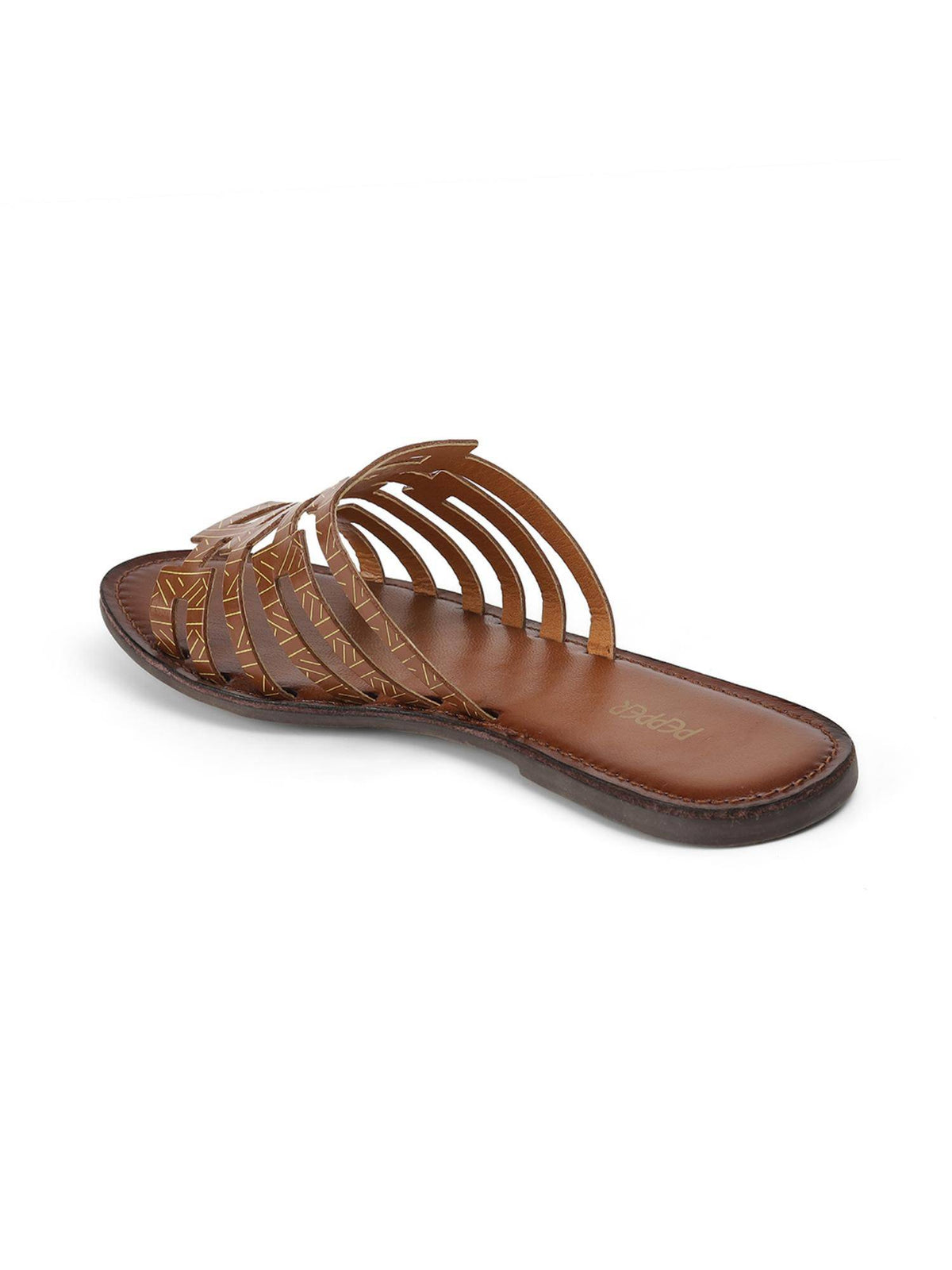 Tan Classic Flats | F61 - view 3