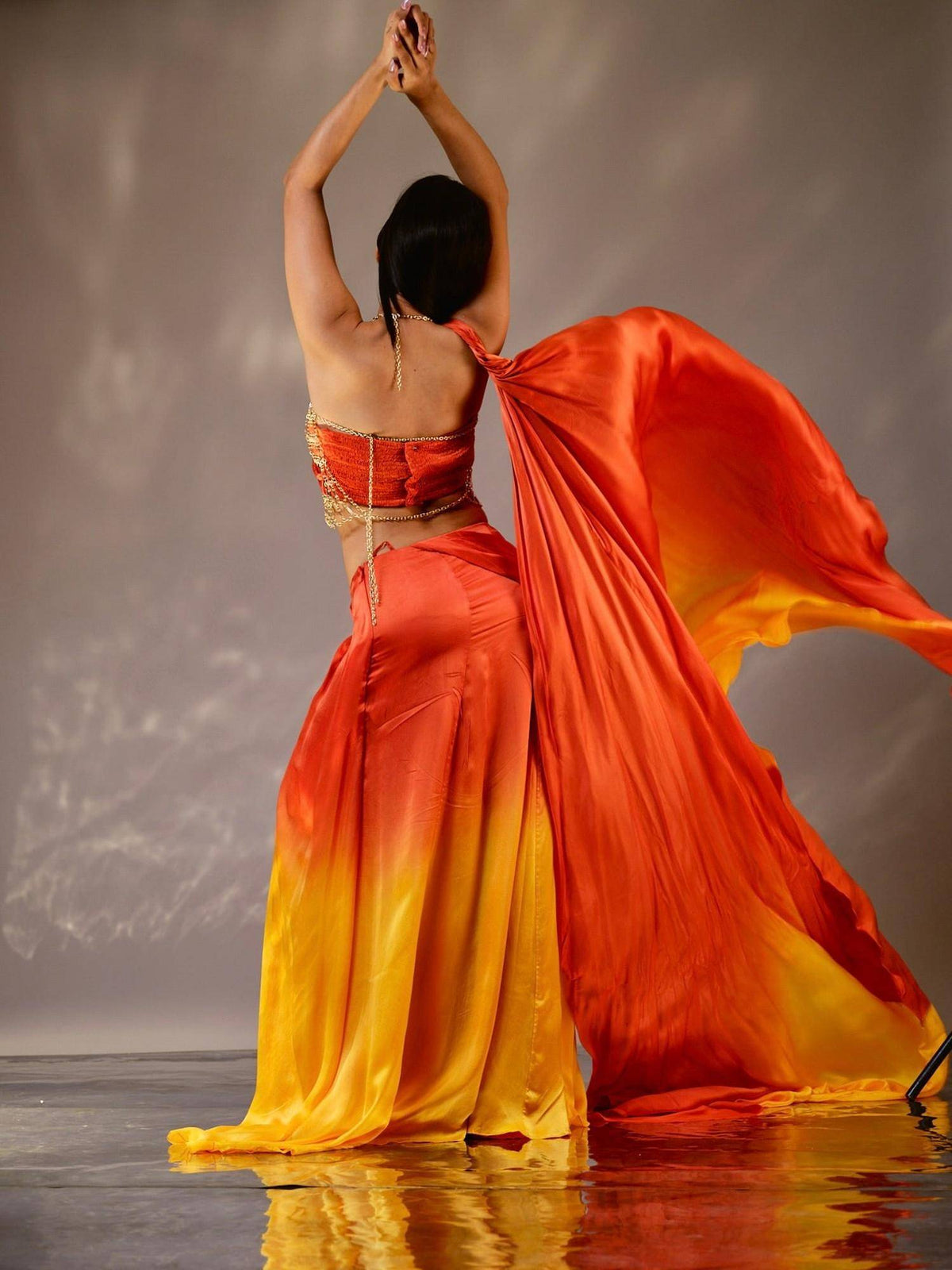Orange Swarnima Bustier | CT61 - view 5