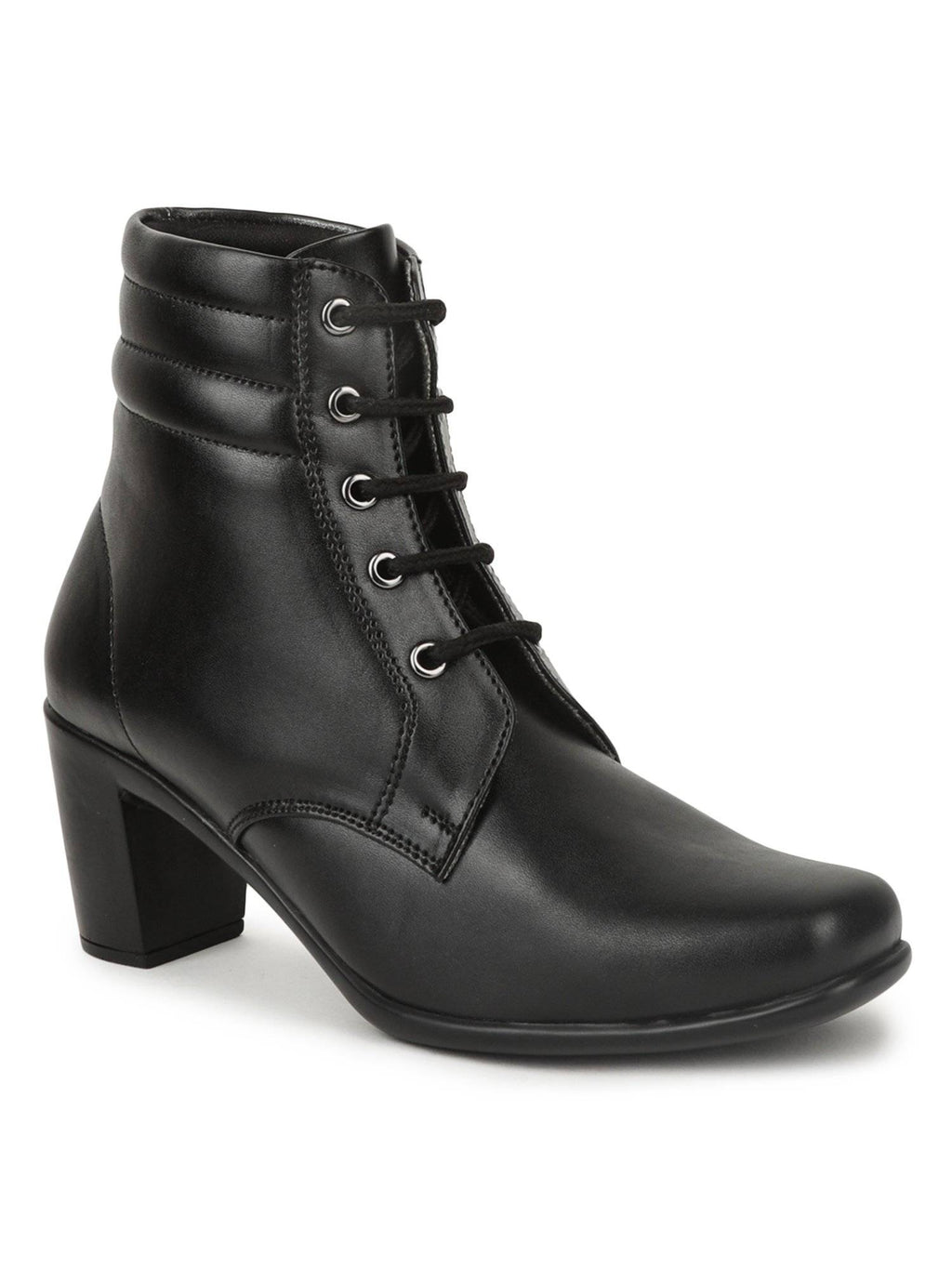 Brown Color Solid Boots | BT61 - view 8