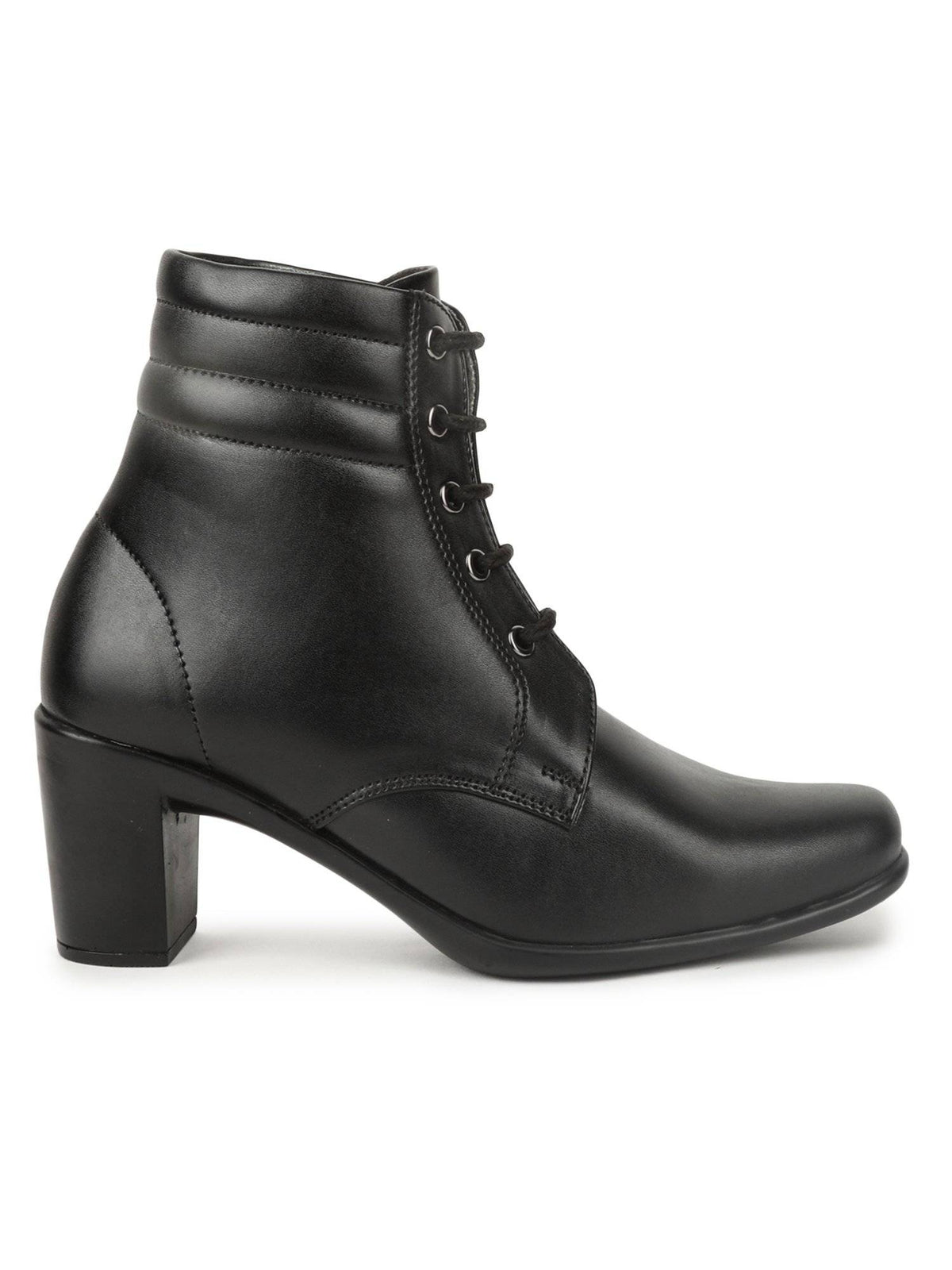 Black Color Solid Boots | BT61 - view 3