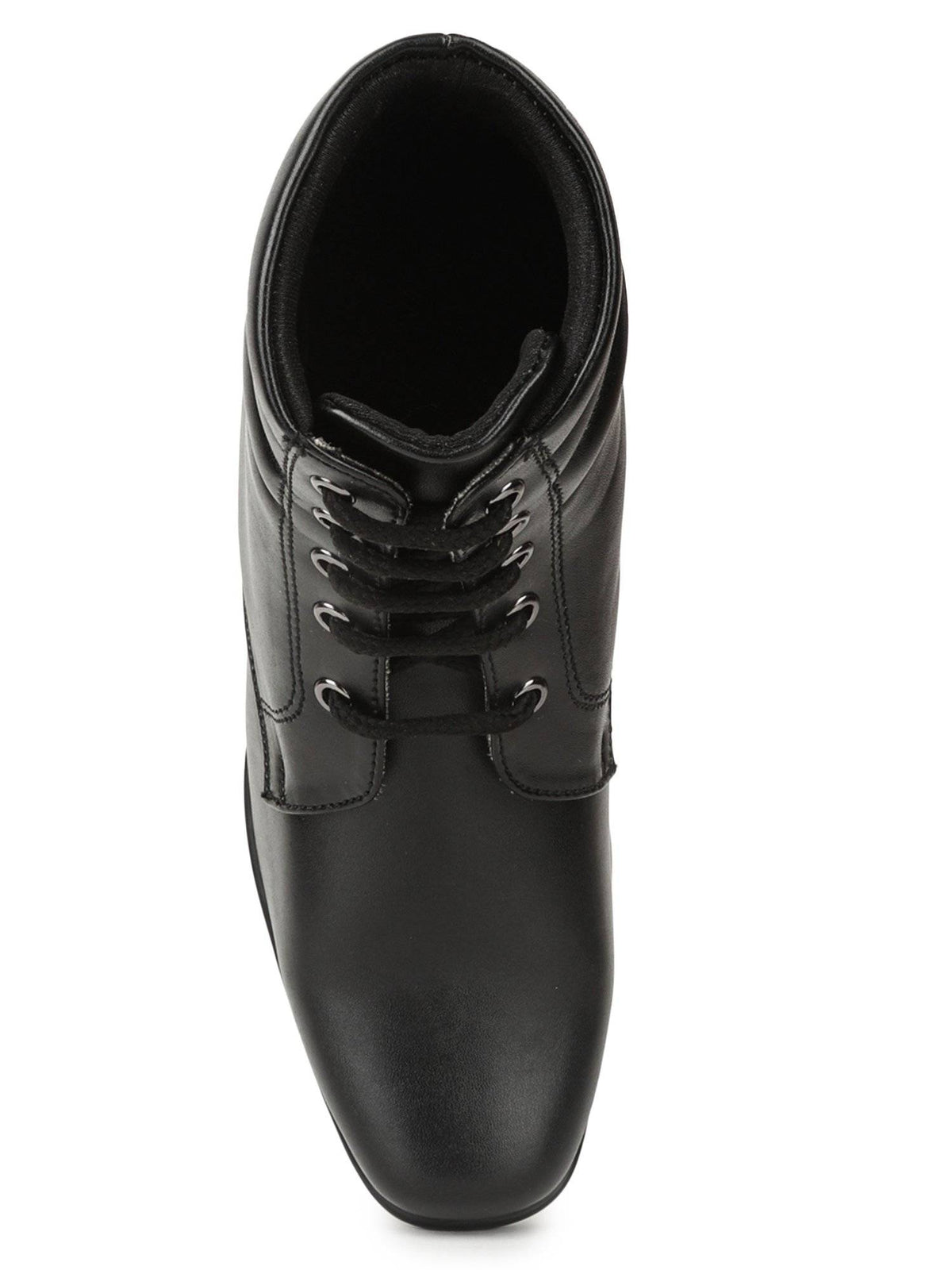 Black Color Solid Boots | BT61 - view 5