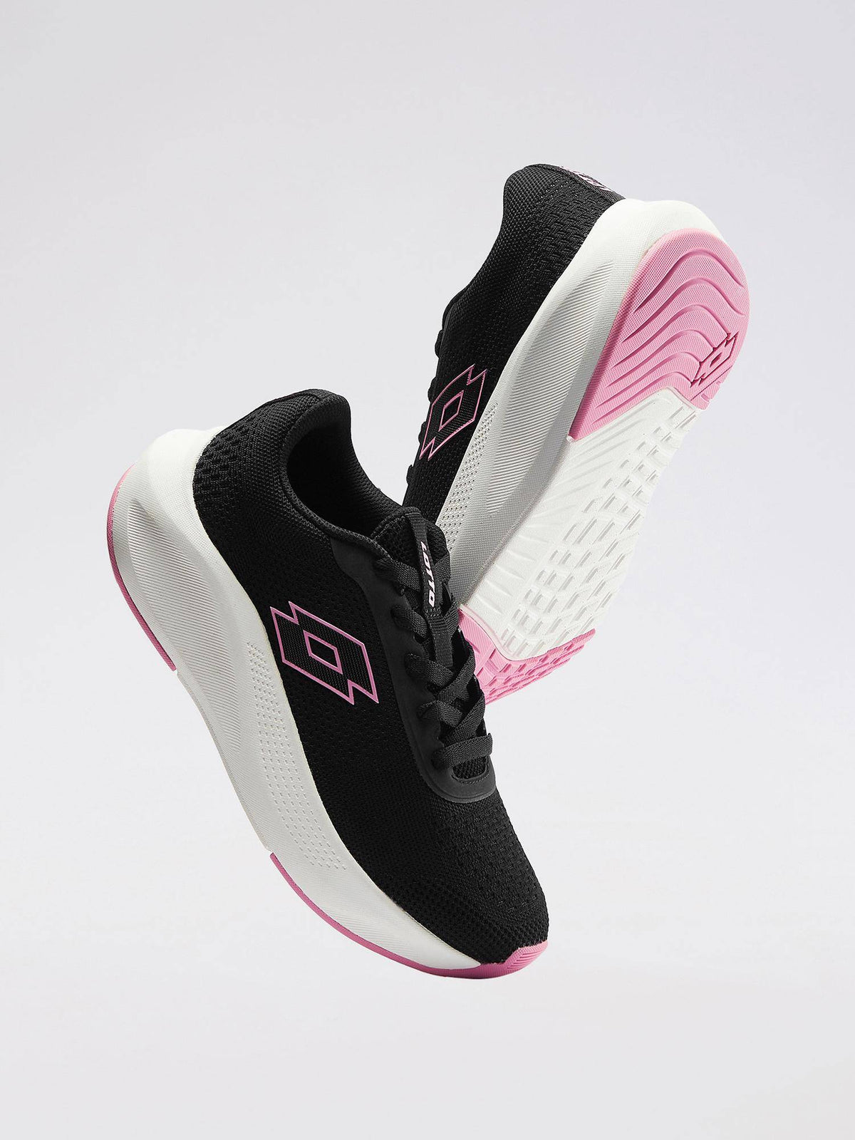 Xwift Knit Black Running Shoes for Women | SH9 - view 5