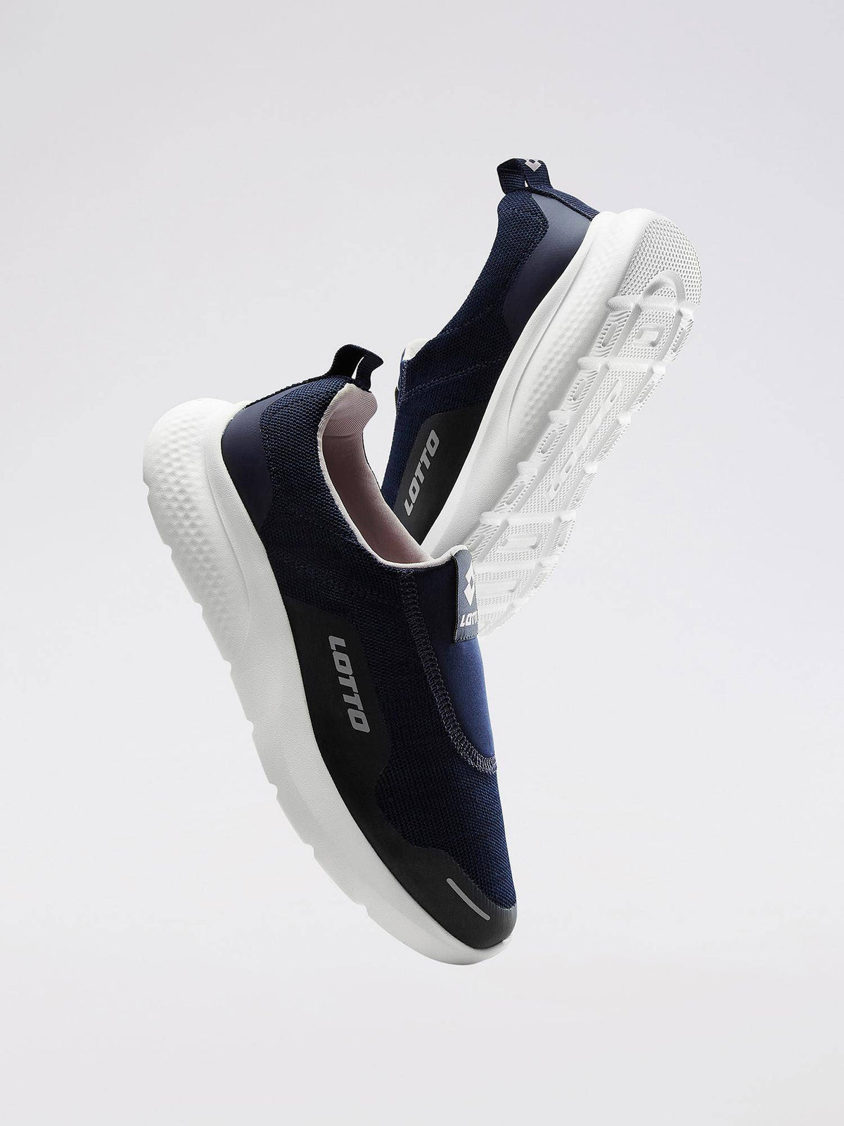 Flowalk Navy Blue Slip-on Walking Shoes for Women | SH9 - view 4