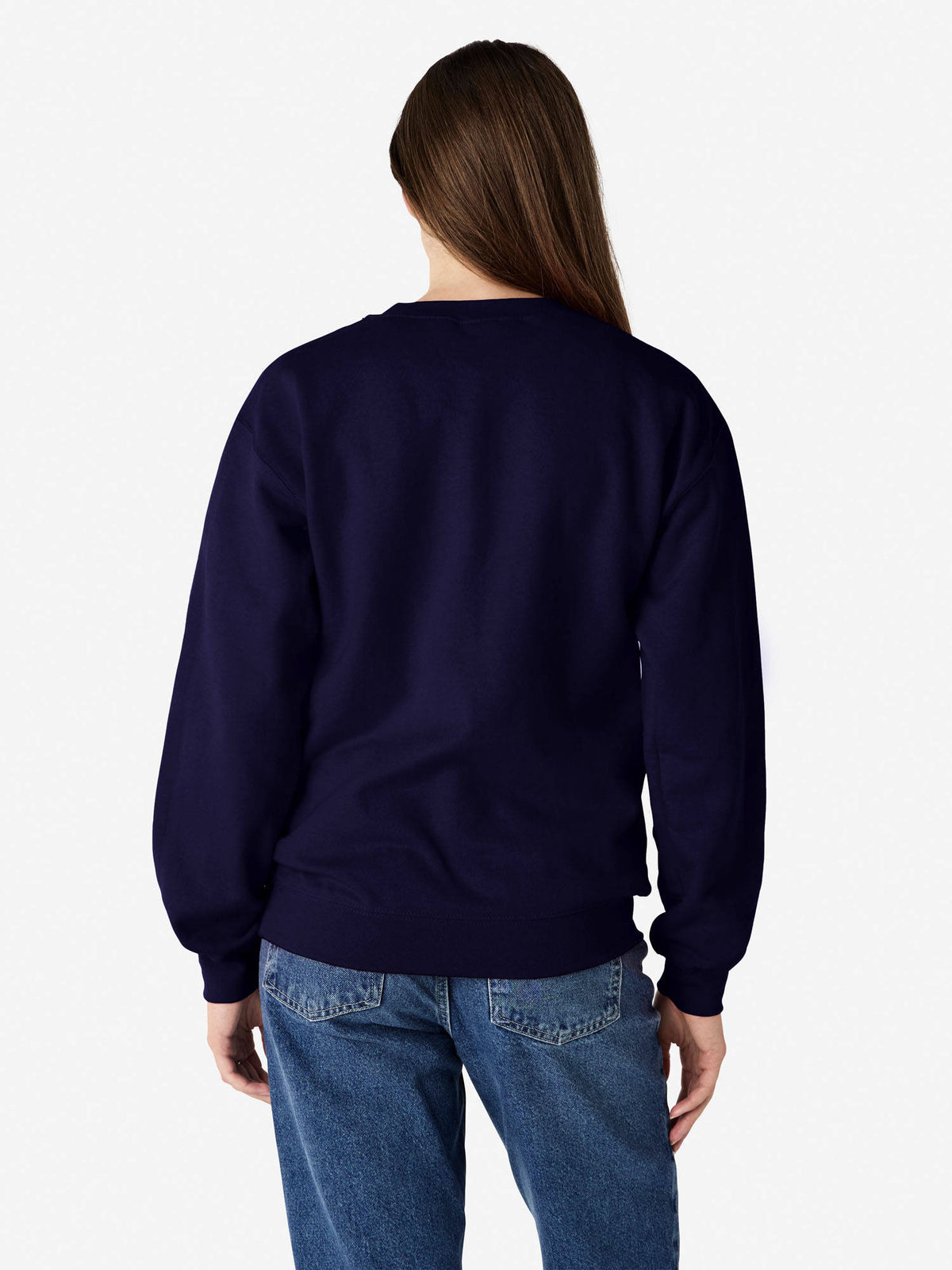Heavy Blend Crew Neck Sweatshirt Navy | SS90 - view 2