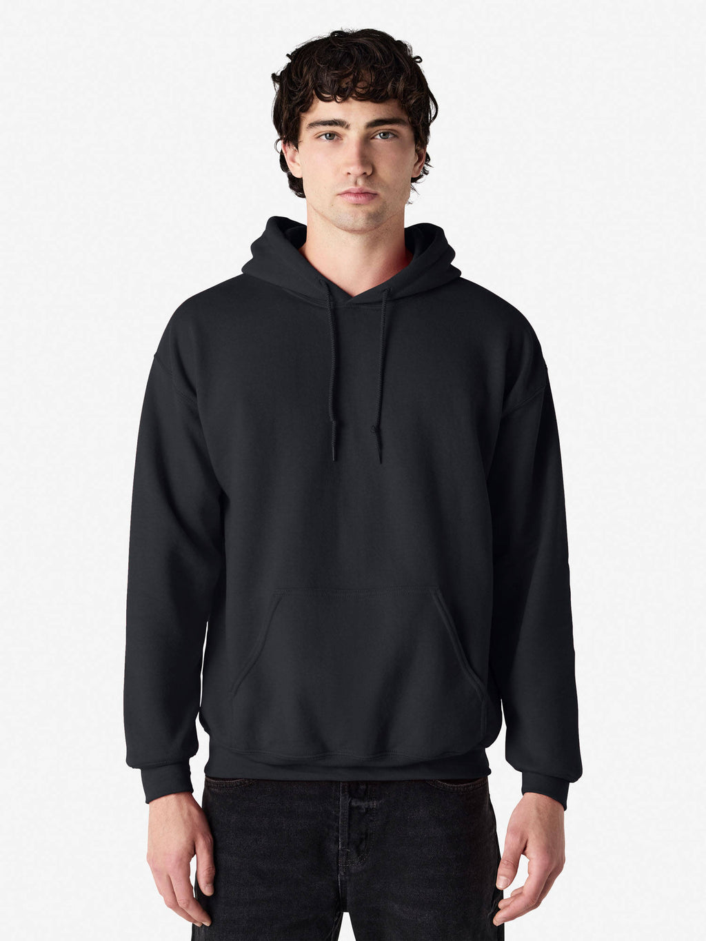 Heavy Blend Hooded Hoodie Black | SS90 - view 1