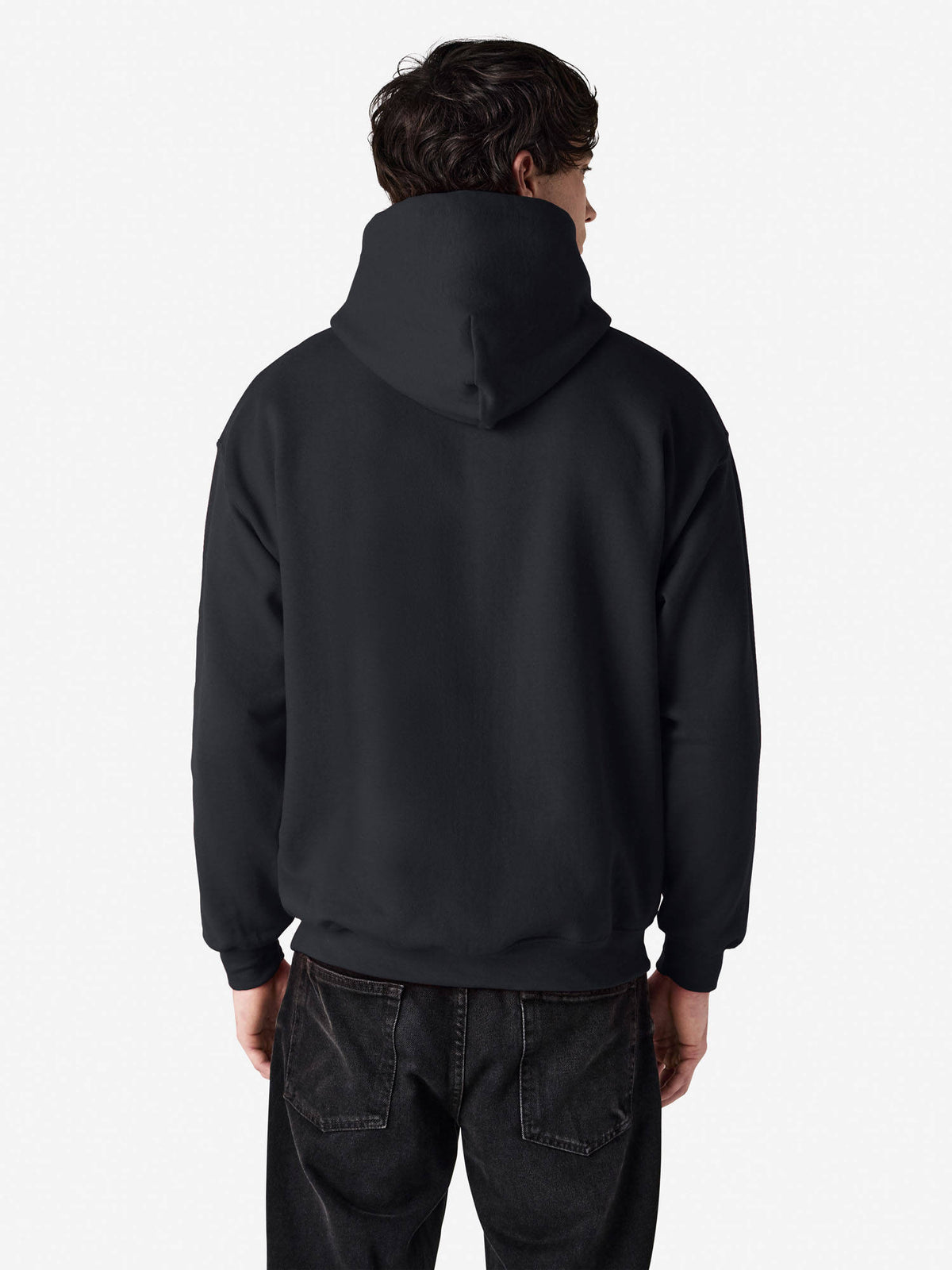 Heavy Blend Hooded Hoodie Black | SS90 - view 2