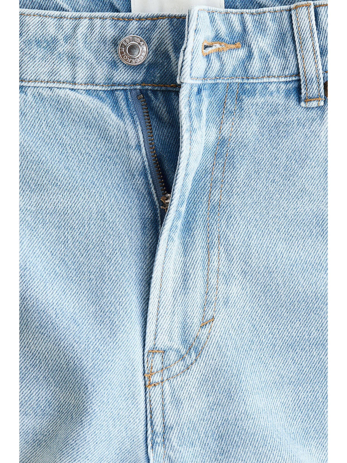 Women Blue Baggy Barrel Regular Waist Jeans | BG78 - view 3