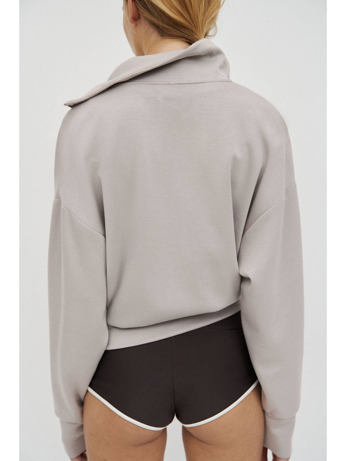 Women Navy Blue Jersey track jacket | JC78 - view 10