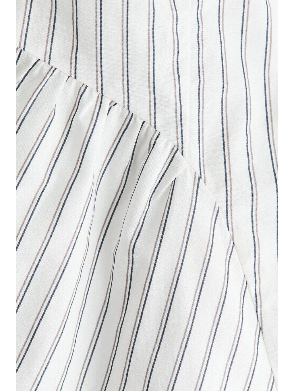 Women White Poplin peplum top | pt51 - view 6