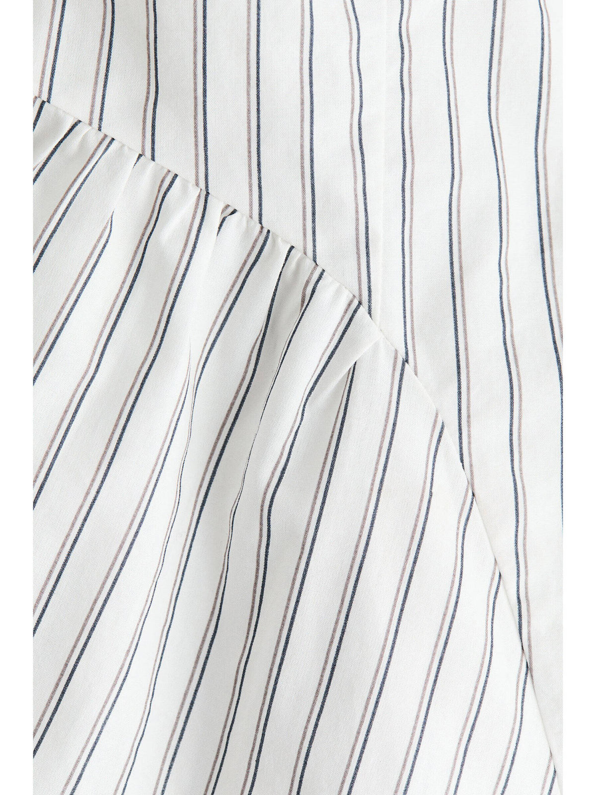 Women White Poplin peplum top | pt51 - view 6