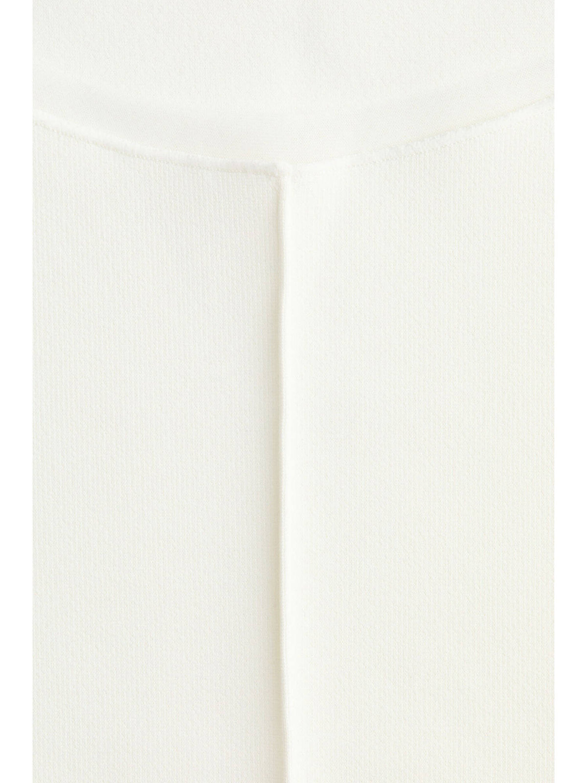 Women White Ponte Di Roma Square-Neck Crop Top | CT61 - view 5