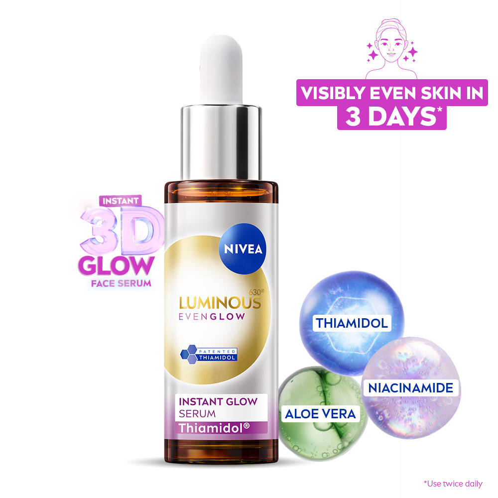 Luminous Even Glow Brightening Face Serum with Niacinamide, Thiamidol 60X Vitamin C, Aloevera | Z8 - view 1