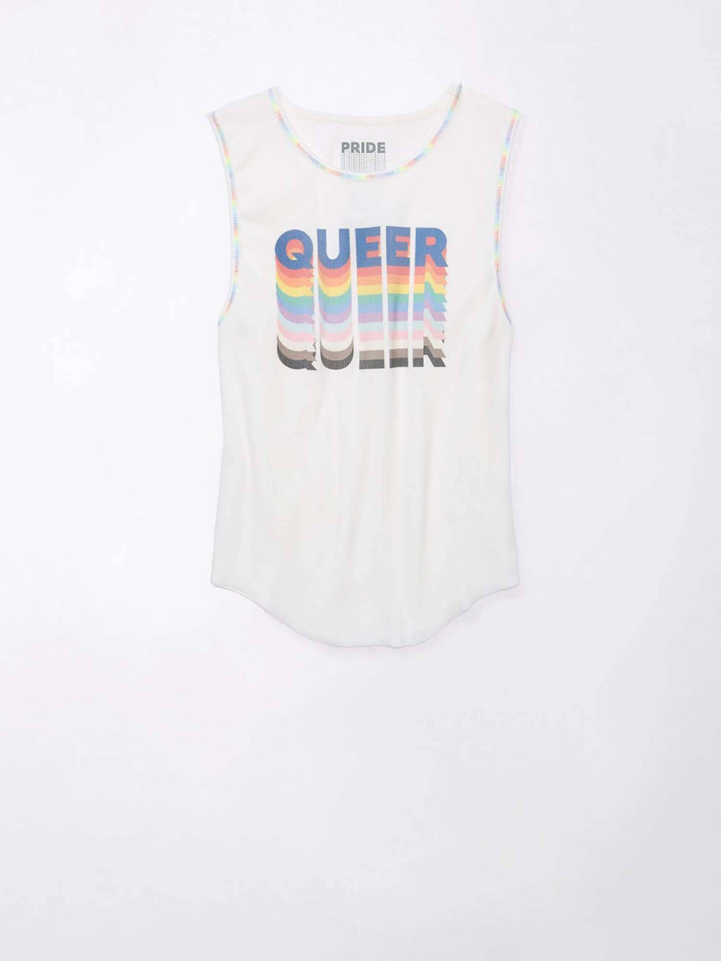 Women White Pride Graphic Tank Top | TT98 - view 3