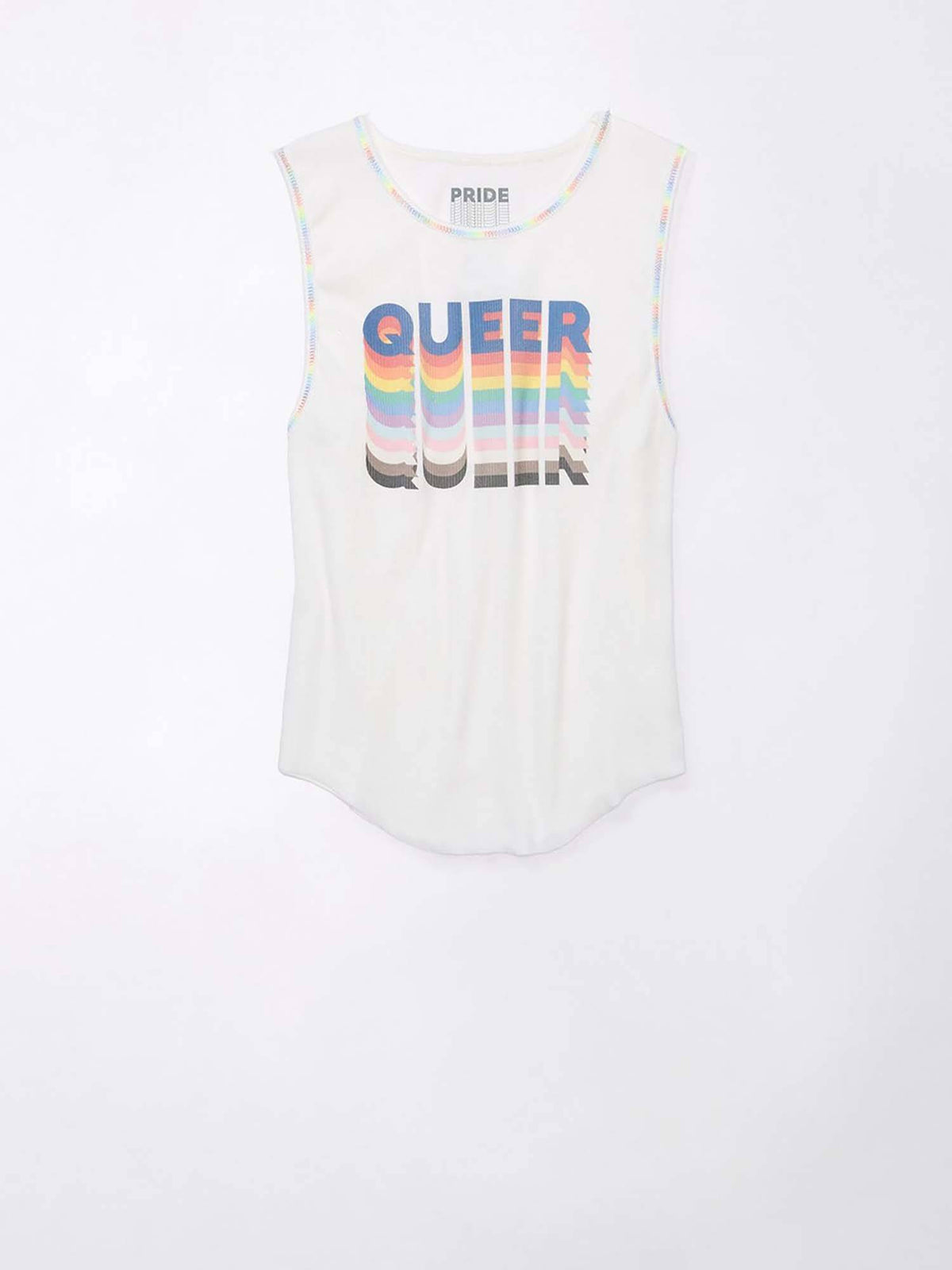 Women White Pride Graphic Tank Top | TT98 - view 3