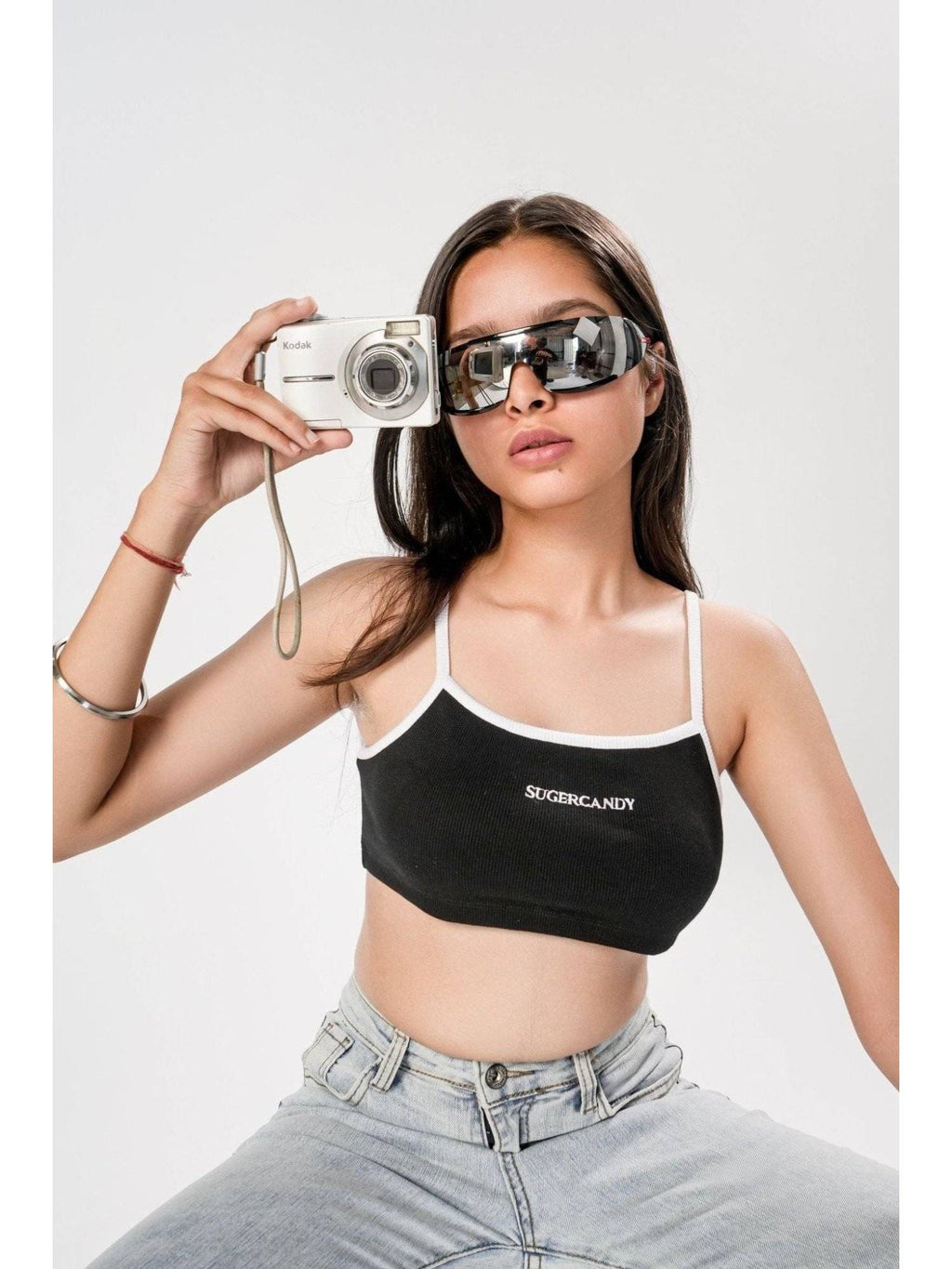 Signature Red Crop Tee | CT61 - view 2