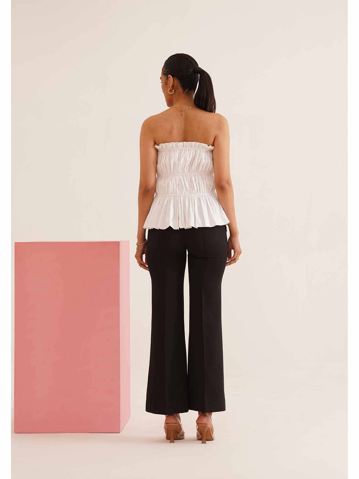 White Solid/Plain Cher Top | TT90 - view 3