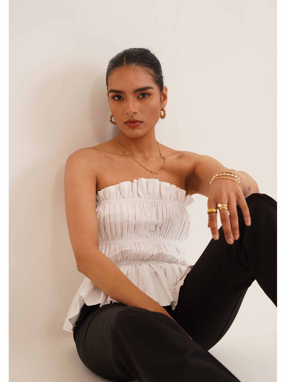 White Solid/Plain Cher Top | TT90 - view 7