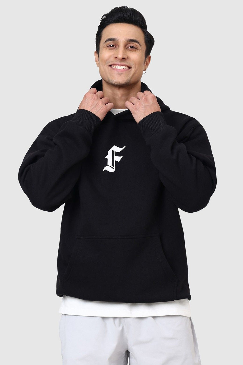 Rage Oversized Hoodie Black