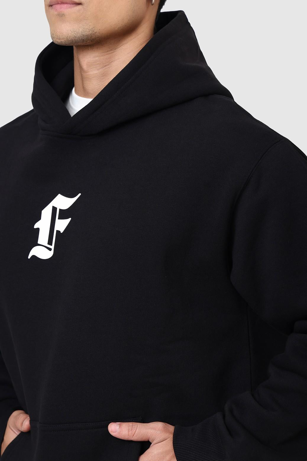 Rage Oversized Hoodie Black