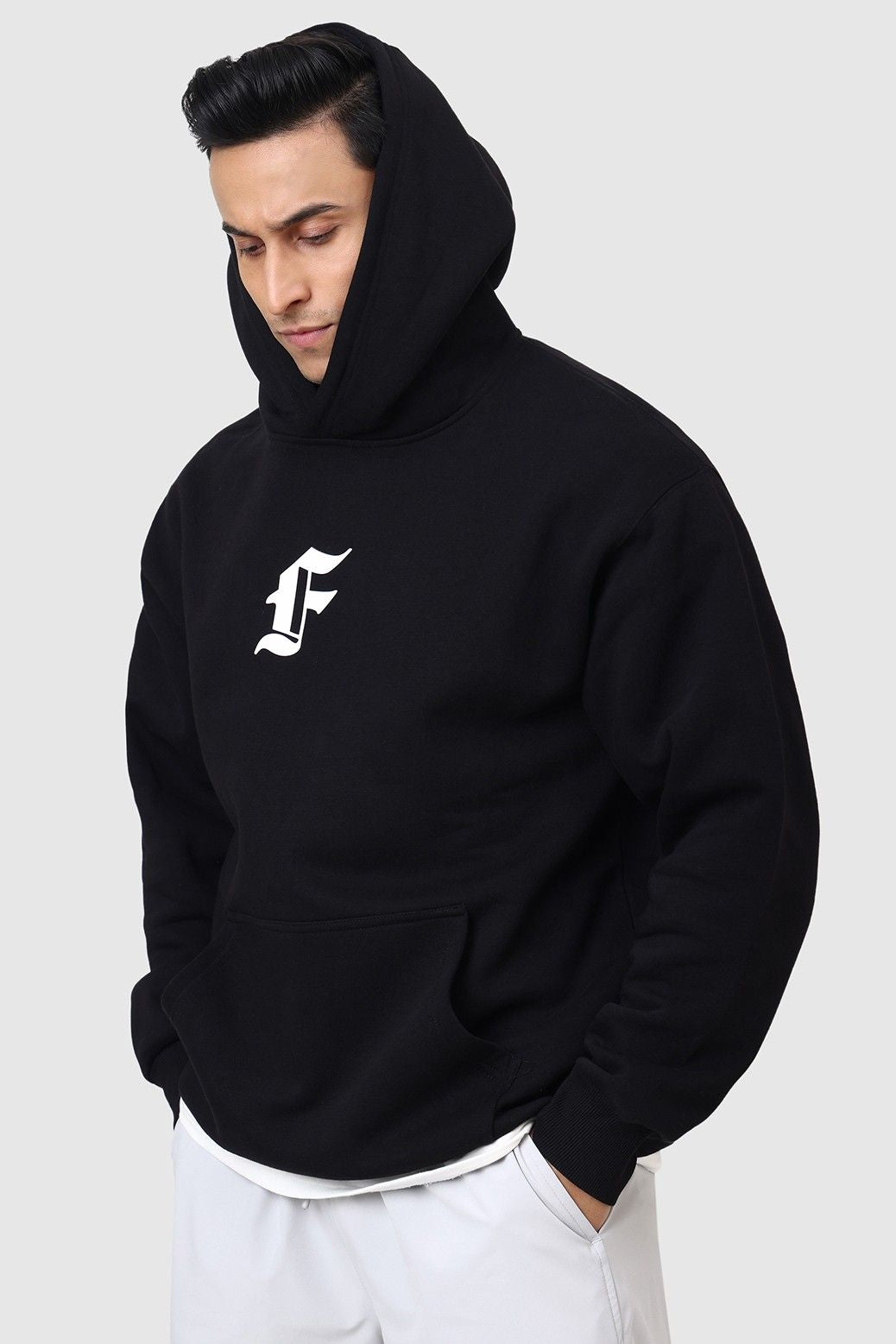 Rage Oversized Hoodie Black