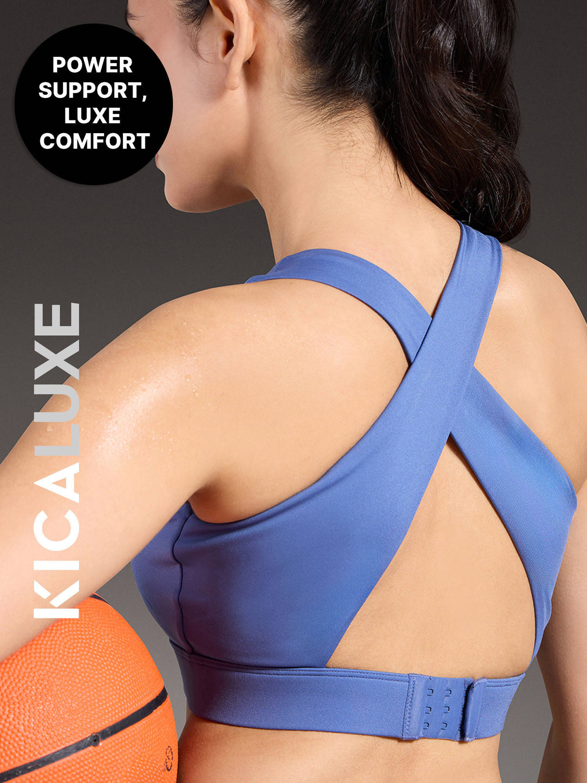 Luxe Crostini Full Coverage And High-Impact Sports Bra For Gym | sb09 - view 6