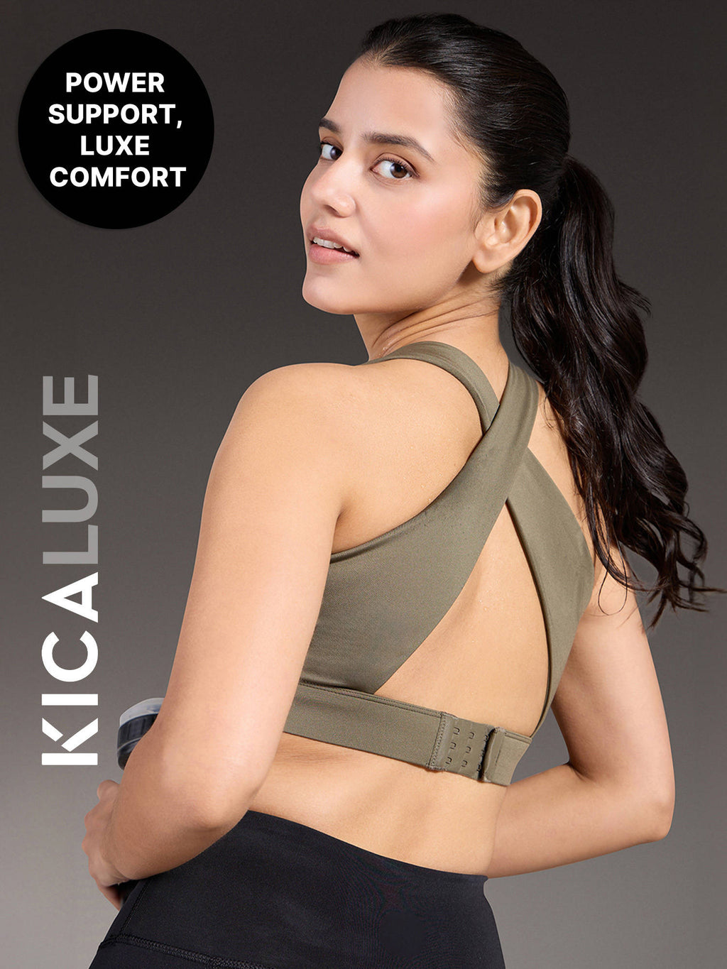 Luxe Crostini Full Coverage And High-Impact Sports Bra For Gym | sb09 - view 32