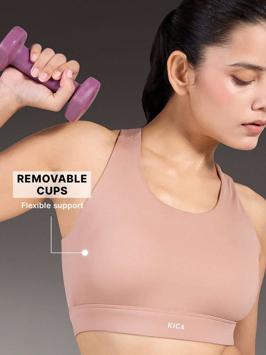 Luxe Crostini Full Coverage And High-Impact Sports Bra For Gym | sb09 - view 30