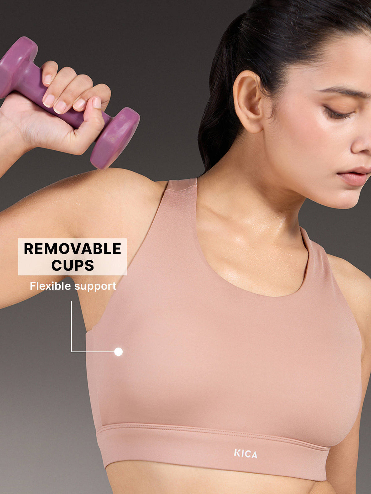 Luxe Crostini Full Coverage And High-Impact Sports Bra For Gym | sb09 - view 30