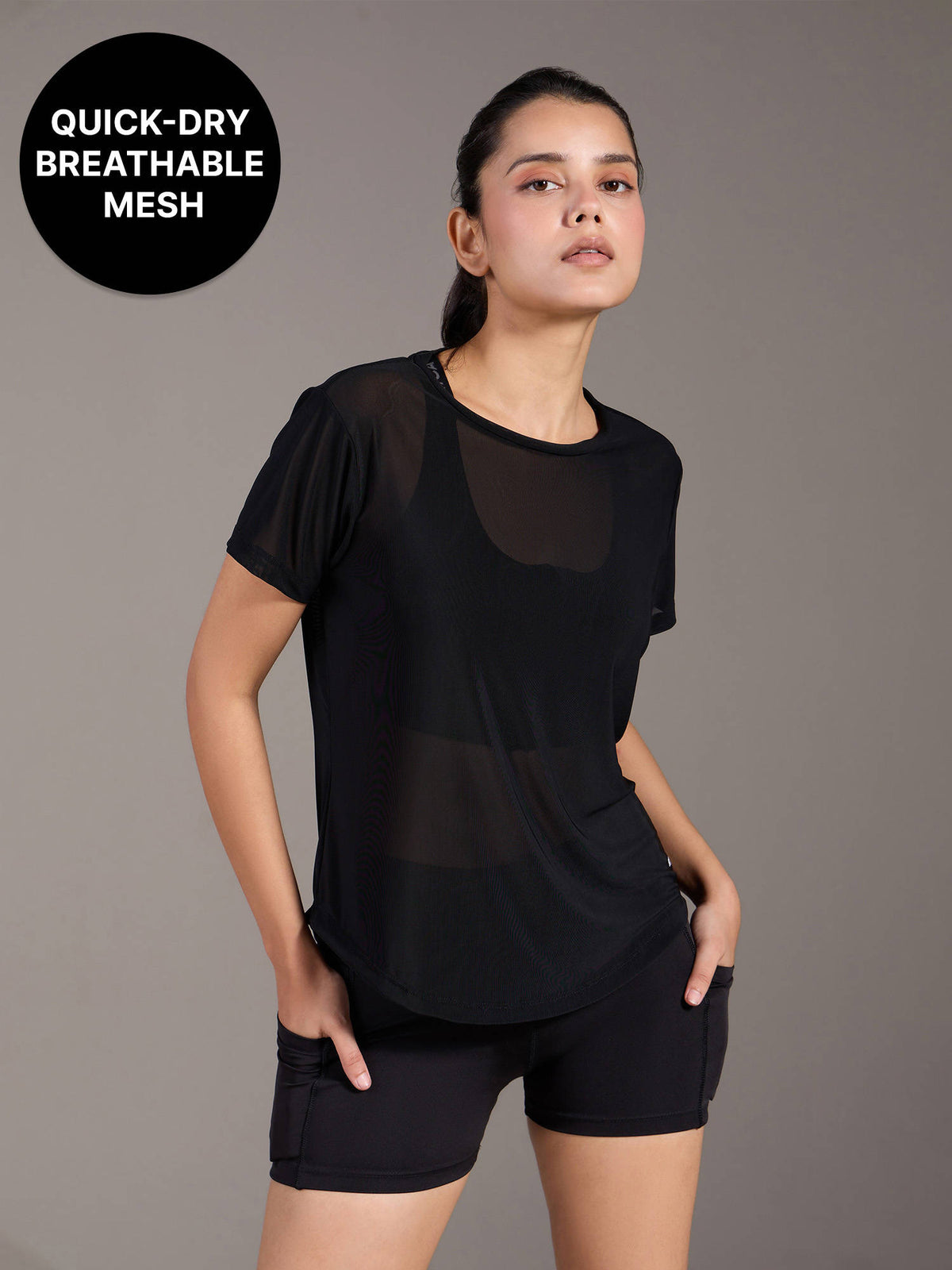 Quick Dry Mesh Sporty Top | TS56 - view 6
