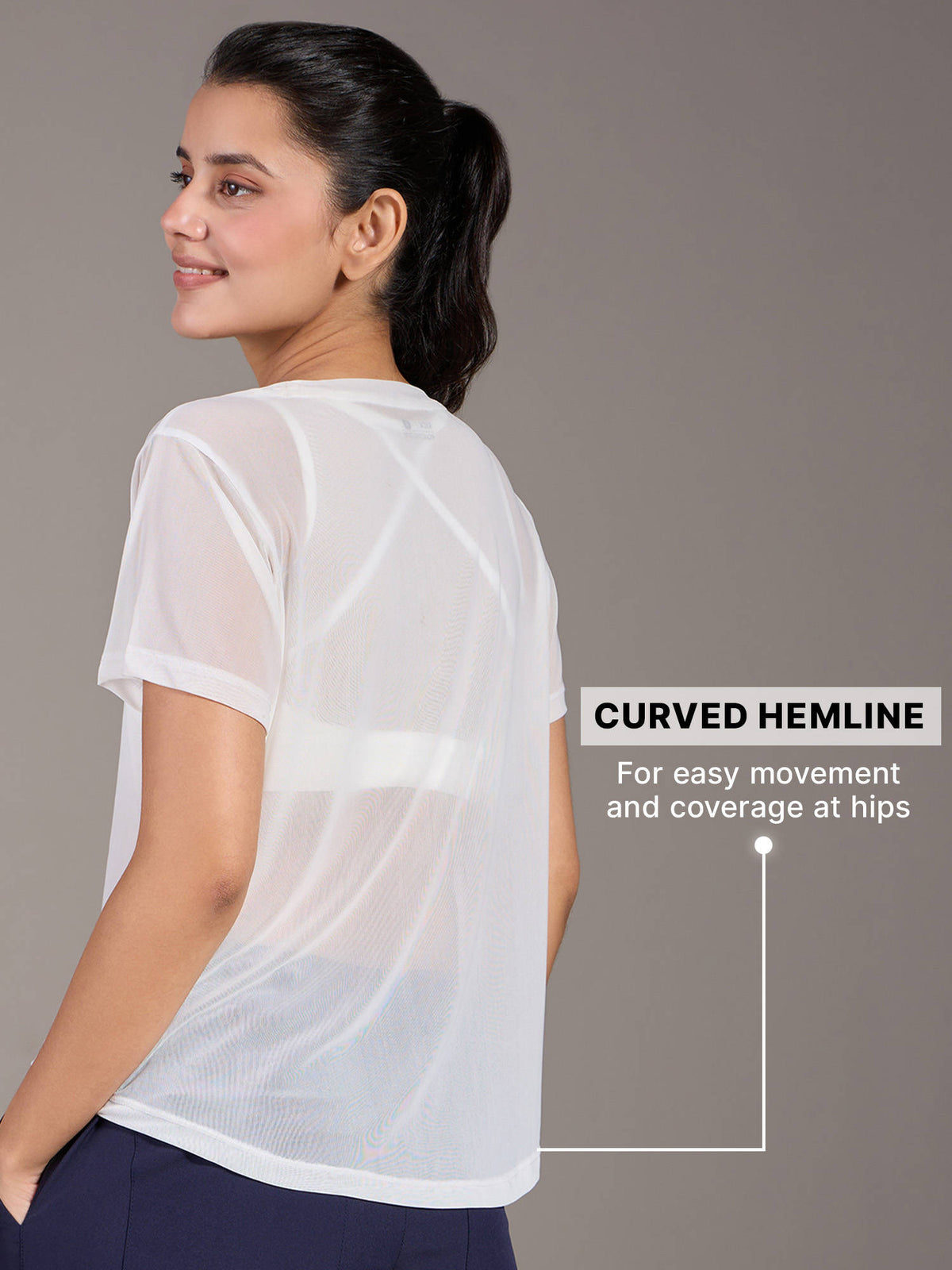 Quick Dry Mesh Sporty Top | TS56 - view 2