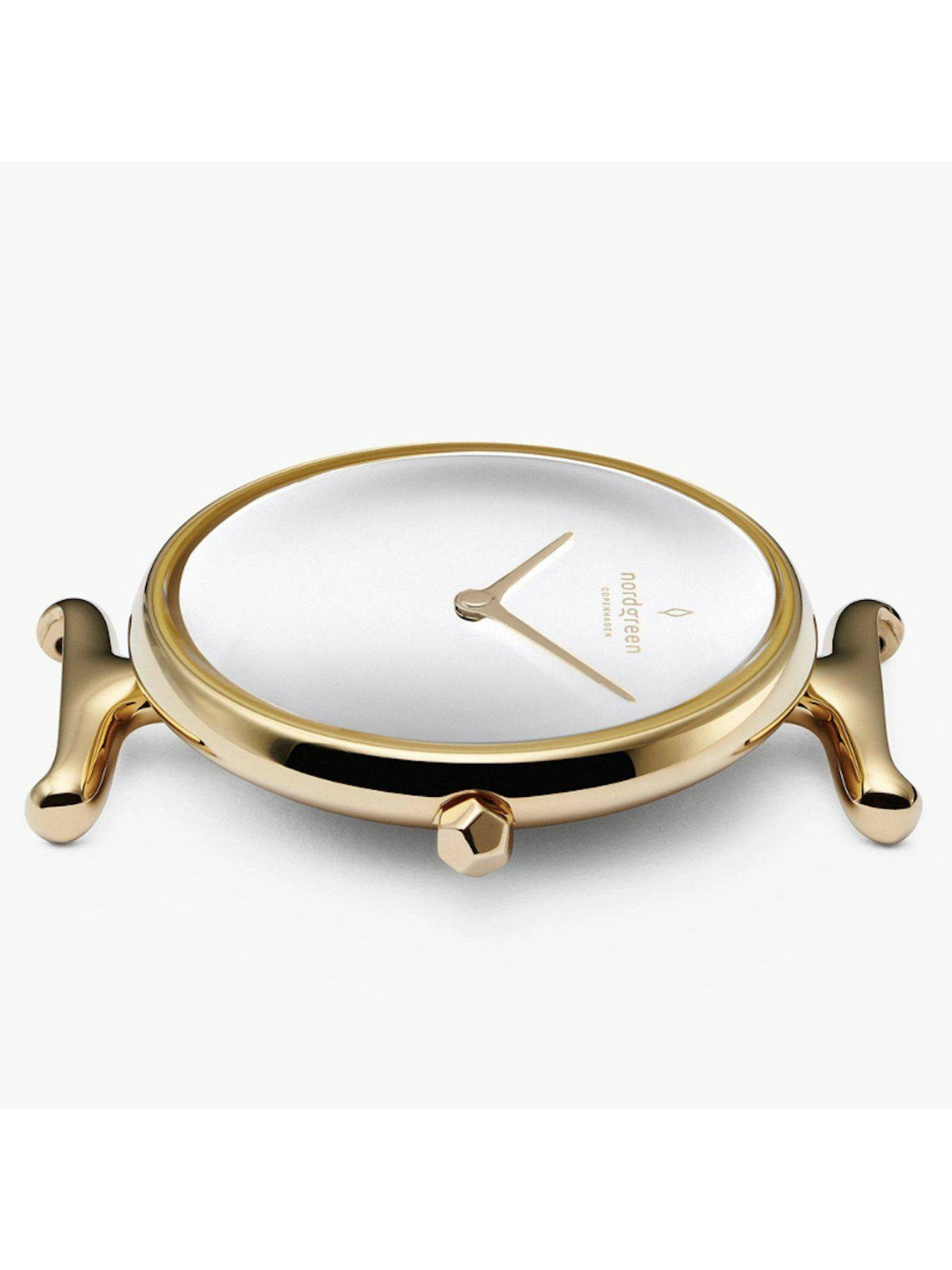 Unika 32mm Gold White Dial with Gold 5 Link Watch Strap | W92 - view 3